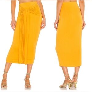 Pixie Skirt in Tangerine Orange